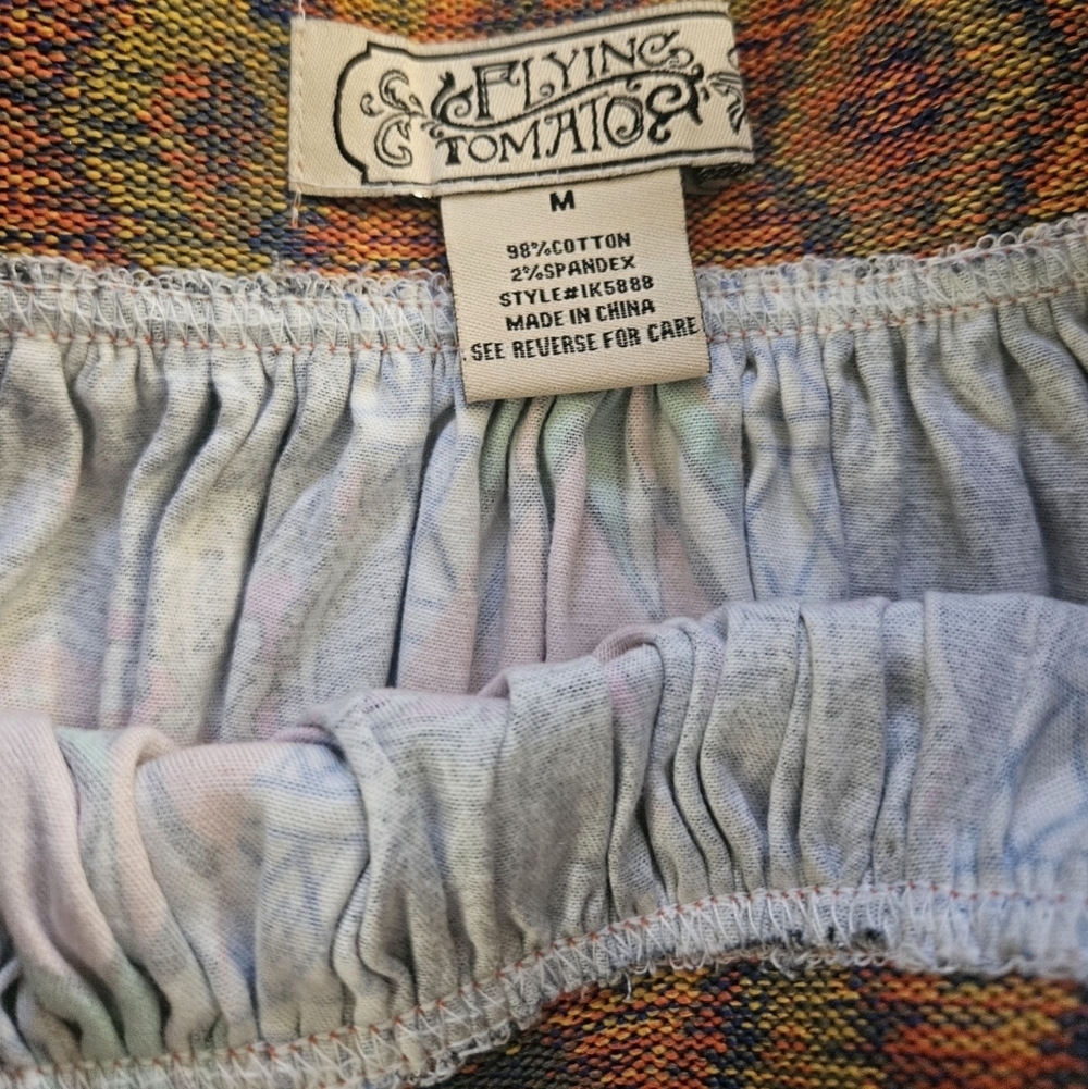 Flying Tomato Are We There Yet Woven Midi Skirt Women M - Picture 2 of 3